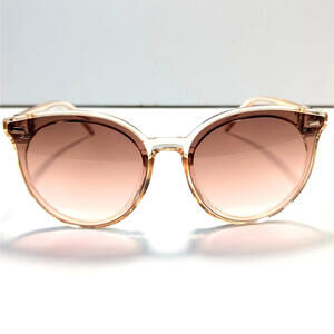 SOJOS Cat-Eye Sunglasses SJ2067 Clear Tan Frame Gradient Lenses Size: 63-18-138